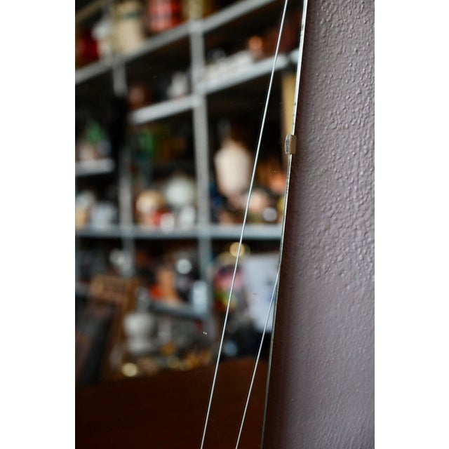 1950s Vintage Carved Rockabilly Rearview Mirror, 1950s For Sale - Image 5 of 8