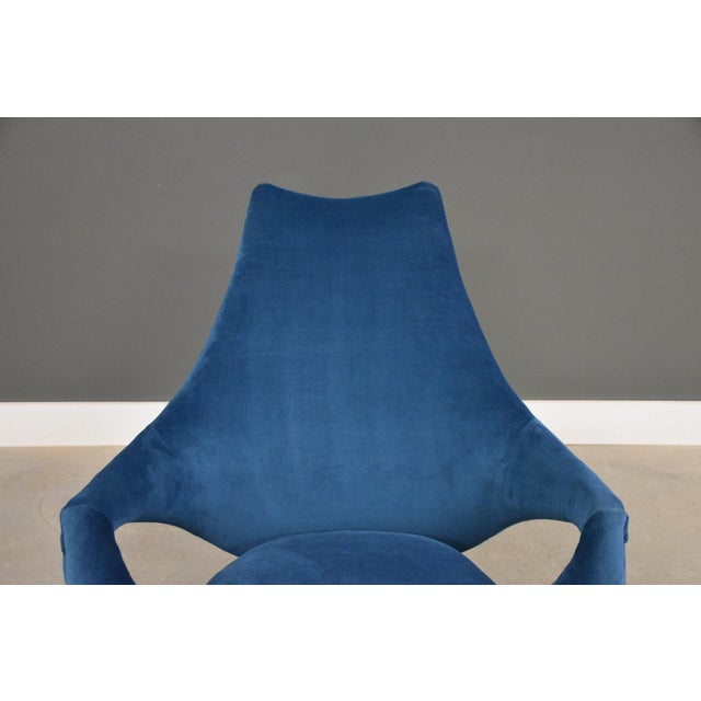 1960s Luigi Tiengo Walnut Lounge Chair For Sale - Image 11 of 11