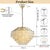 Bring a touch of natural luxury to your home with this 4-tiered capiz chandelier, featuring cascading teardrop-shaped...
