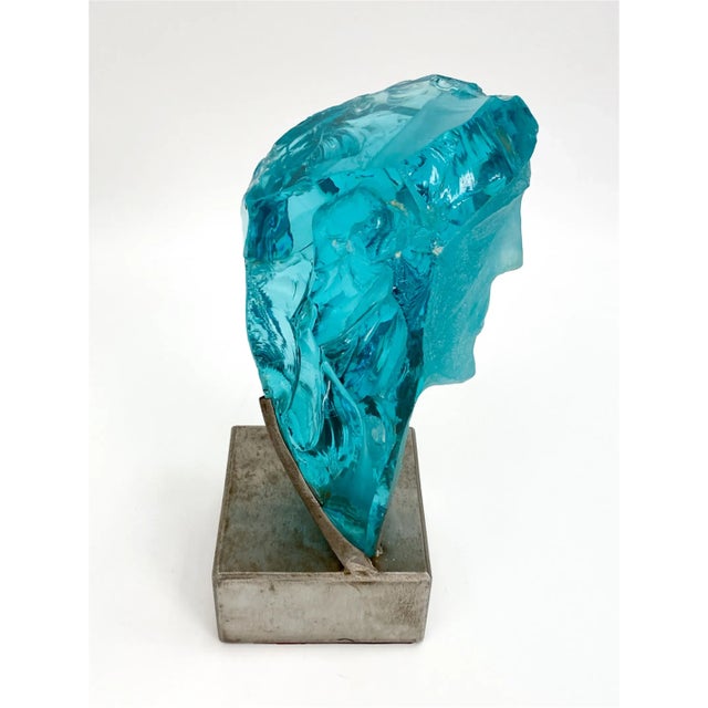 Suzanne Pascal 1914-2021 Carved Glass Sculpture For Sale - Image 11 of 11