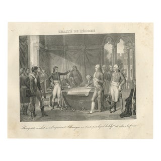 Treaty of Leoben, 1827, Paper For Sale