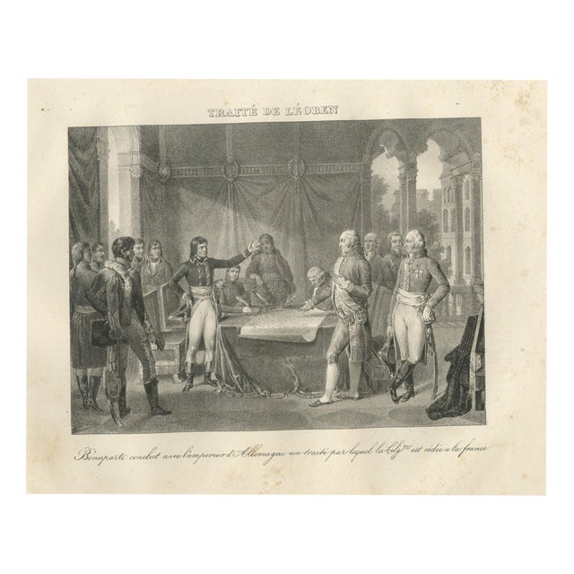 Treaty of Leoben, 1827, Paper For Sale