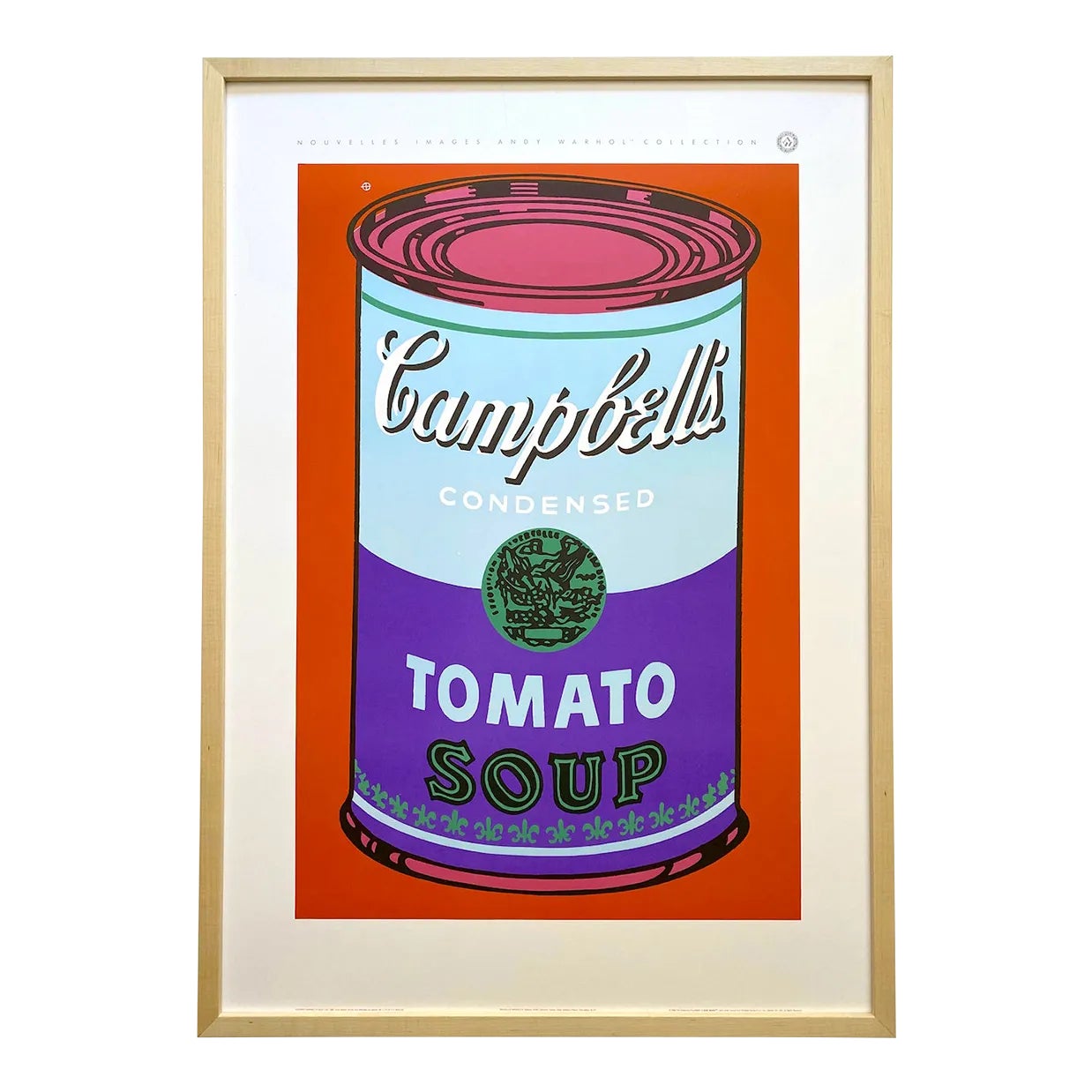 Andy Warhol Estate Vintage 1989 1st Edtn Lithograph Print Framed Extra