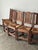 French Provincial Early 20th Century French Carved Oak Rush Seat Dining Chairs, Set of 8 For Sale - Image 3 of 18