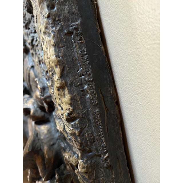 Vanguard Studios 1967 Roman Soldiers Chariots Relief Brutalist Wall Sculpture For Sale - Image 16 of 16