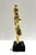 Late 20th Century Late 20th Century Polished Bronzed Figural Sculpture on Black Acrylic Base For Sale - Image 5 of 8