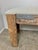 Monumental Spanish Carved Wood Bench, Linen Upholstery, 19th Century For Sale - Image 9 of 13