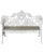 Cast Iron Garden Bench White Outdoor Patio Coalbrookdale Style For Sale - Image 12 of 12