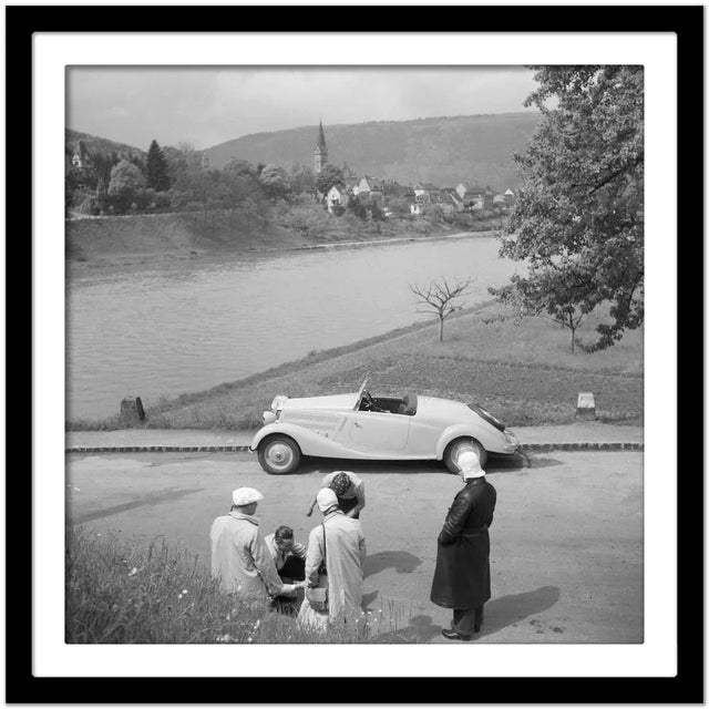 To Neckargemuend Mercedes Benz Car Near Heidelberg, Germany 1936, Printed 2021 For Sale - Image 4 of 5