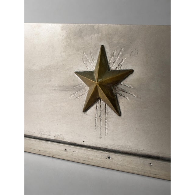 1930s Pewter Mirror by Jacob Ängman for GAB, Sweden, 1930s For Sale - Image 5 of 6