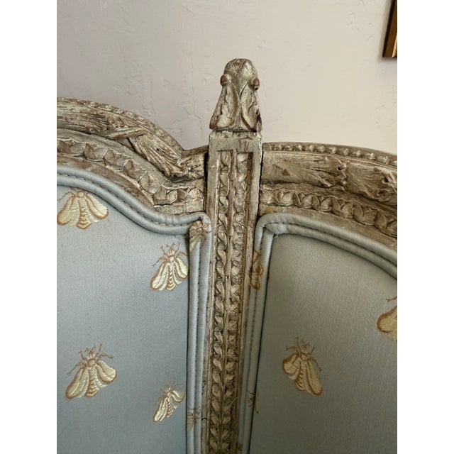 Late 19th Century Louis XVI Carved Bergere Chair For Sale - Image 12 of 12