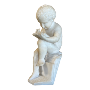 Antique Italian Marble Sculpture of a Child in the Style of Canova