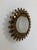 Vintage Brass and Pressed Molded Glass Wall Sconce, Sweden, 1960 For Sale - Image 11 of 11