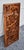 Antique (1920's) Wood Plaque - Wall Panel. Hand Carved 3 D. Reddish Brown Color. Features: Figural Rural Life. The...