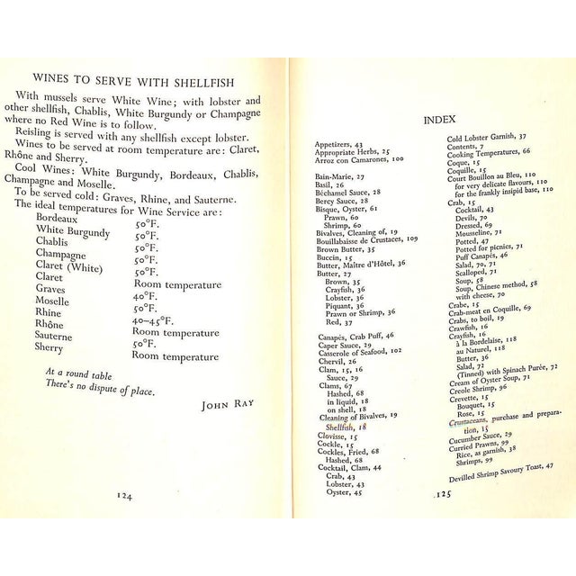 1950s "Shell Fish: A Book of Recipes" 1952 Heaton, Nell For Sale - Image 5 of 8