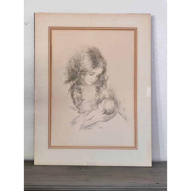 dd a touch of tender mid-century nostalgia to your collection with this authentic, unframed limited-edition lithograph by...