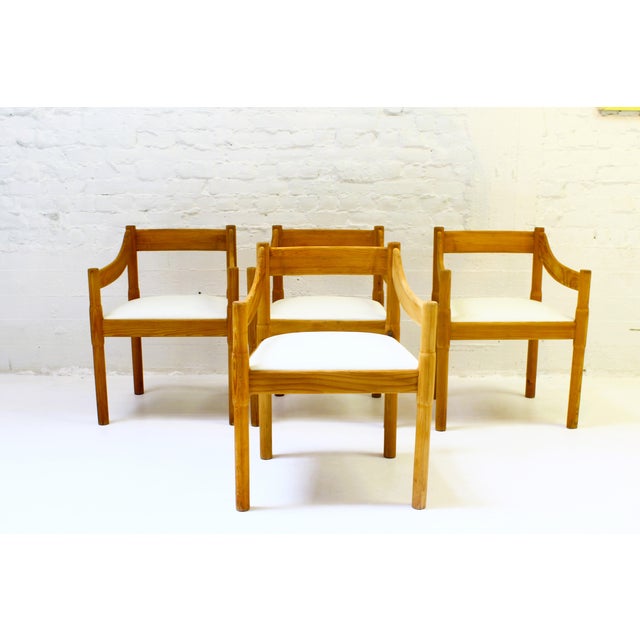 Carimate Dining Chairs by Vico Magistretti for Cassina, 1960, Set of 4 For Sale - Image 3 of 18