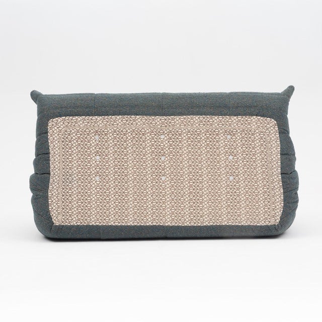Green Togo Three-Seater Sofa in Green Bouclet by Michel Ducaroy for Ligne Roset For Sale - Image 8 of 16