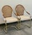Contemporary 1970s Cantilever Chrome & Caned Arm Chairs - A Pair For Sale - Image 3 of 7