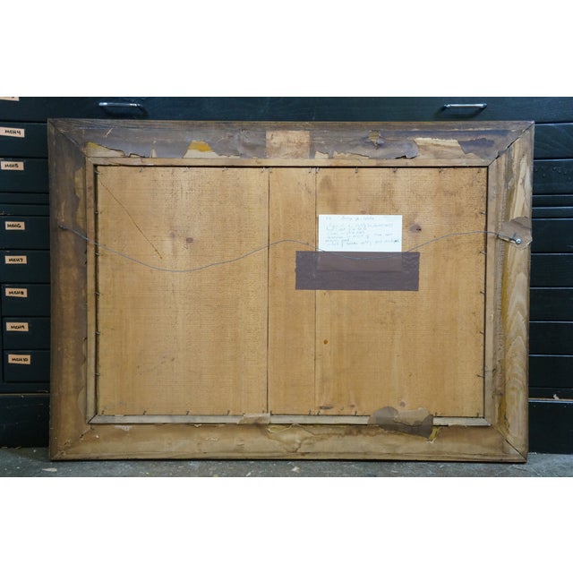 Antique George William Bohde Old England Home Landscape Etching 35" For Sale - Image 11 of 12