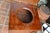 1920s Antique English Oak Wood Commode Potty Chamber Pot Cupboard W/ Cushioned Top For Sale - Image 5 of 16