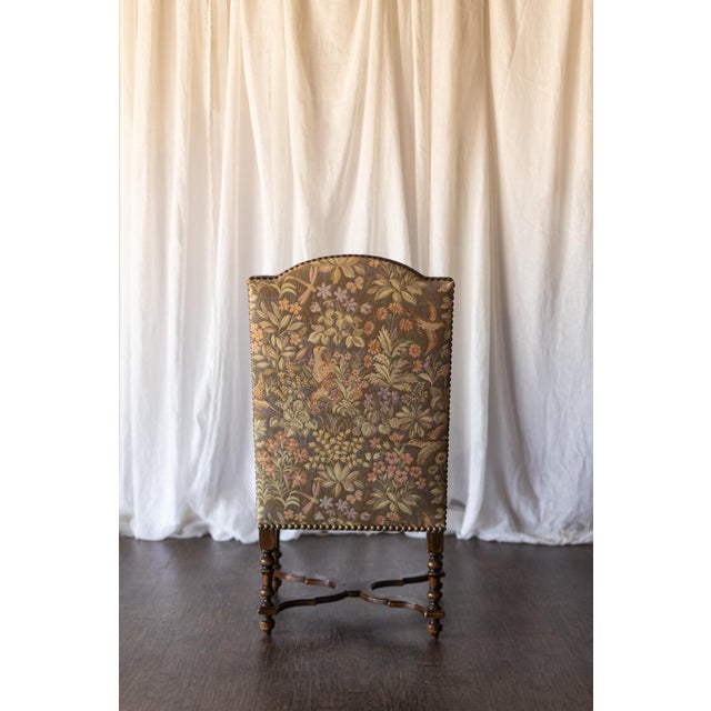 Late 19th Century Fireside Flemish Tapestry Armchair For Sale - Image 11 of 12