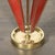 Mid-Century Modernist Sculptural Brass & Carnelian Red Enamel Umbrella Stand For Sale - Image 4 of 18
