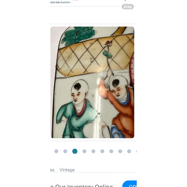 Chinese Antique Chinese Porcelain Shard Box For Sale - Image 3 of 11