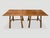 Andrianna Shamaris Midcentury Couture Teak Wood Cocktail Table or Entry Table For Sale - Image 11 of 18