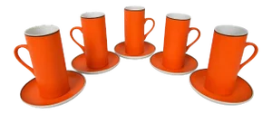 Schmid Porcelain Espresso Set, S/5