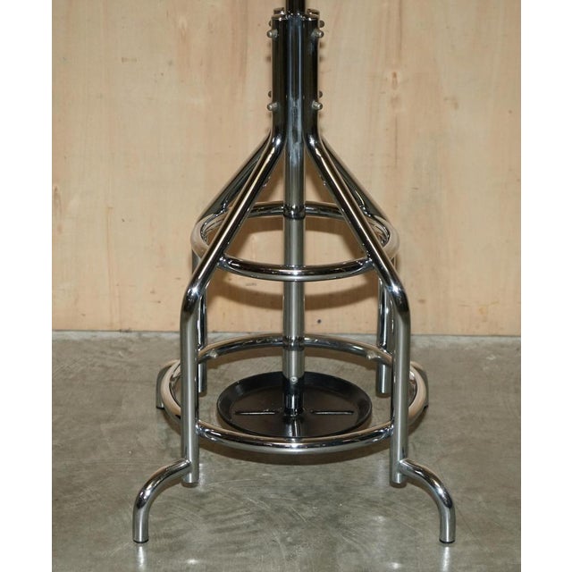 Industrial Chrome Framed Coat & Hat Stand with Spinning Top, 1950s For Sale - Image 7 of 18
