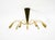 Mid-Century Modern Large Mid-Century Modern Brass 9-Arm Sputnik Chandelier, 1950s For Sale - Image 3 of 18