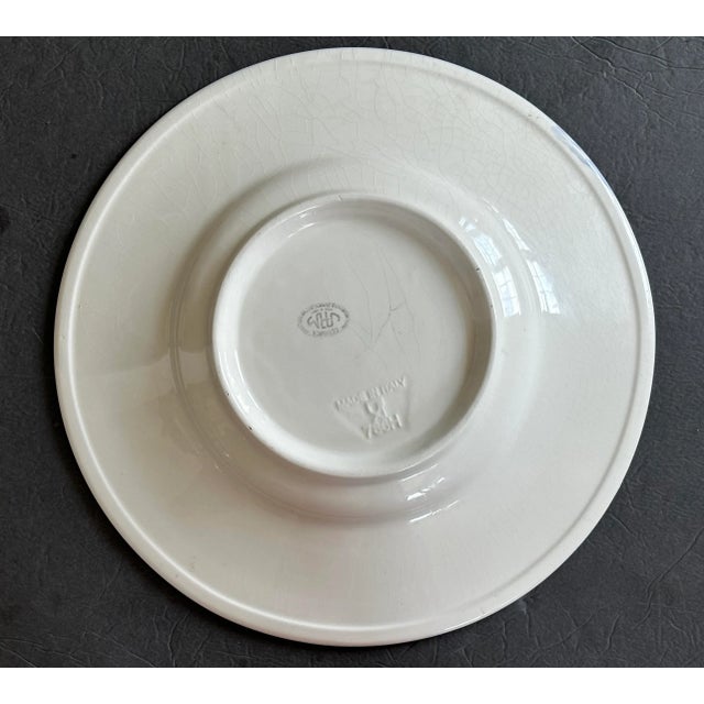 Large Decorative Italian Ceramic Table Centerpiece Fruit Bowl For Sale - Image 4 of 12