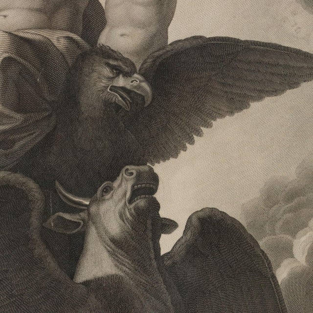 Textile Paolo Caronni, Vision of Ezekiel, Etching For Sale - Image 7 of 14