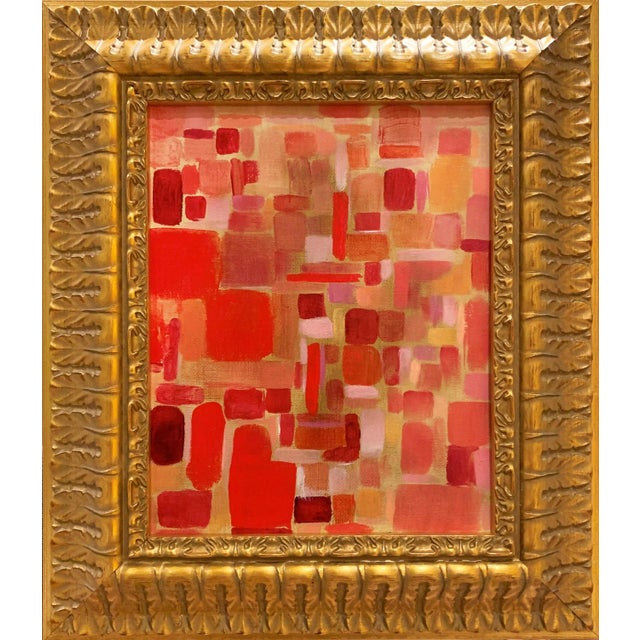 "N15" Contemporary Abstract Oil Painting on Canvas by Ko Bhamra, Framed For Sale