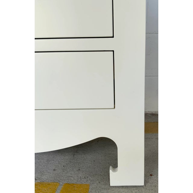 Bungalow 5 Villa & House Asian Modern White Jacqui Side Table For Sale - Image 4 of 8