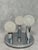 Space Age Ceiling Lamp with Three Decorative Glass Bulbs, 1970s For Sale - Image 9 of 9