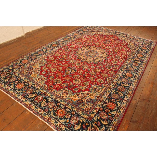 Middle Eastern Hand-Knotted Rug For Sale - Image 10 of 11