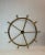Brass Massive Solid Brass Ships Wheel For Sale - Image 8 of 12