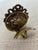 Antique Louis XVI style French cast brass Coat Hook with center Neoclassical urn motif surrounded with a rope trimmed oval...