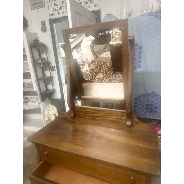 1940s 1940s Vintage Mahogany Dresser For Sale - Image 5 of 10