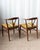 Mid-Century Modern 1970s Danish Wood and Wool Dining Chairs - Set of 4 For Sale - Image 3 of 16