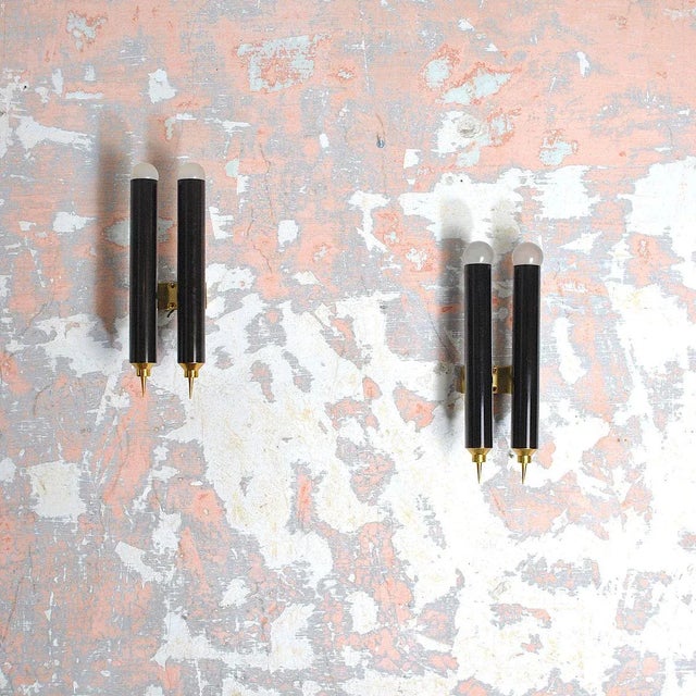 1960s Mid-Century Sconces from Lumiere, Set of 6 For Sale - Image 5 of 14