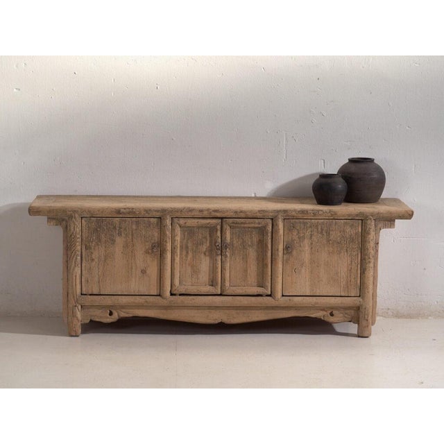 Antique Distressed Elm Sideboard For Sale - Image 12 of 12