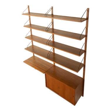 Vintage Wall Shelf by Poul Cadovius, 1950s For Sale