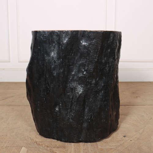 Primitive Lychee Side Table For Sale - Image 4 of 6
