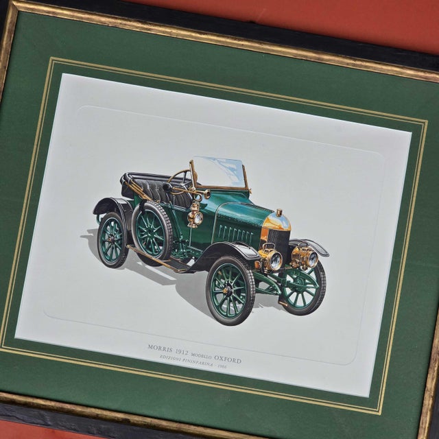 Vintage Car Posters from Pininfarina, 1966, Set of 2 For Sale - Image 6 of 10