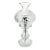 1990s Waterford Inishmore/Inishmaan, Alana Electric Crystal Hurricane Table Lamp For Sale