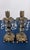 Brass Gilt Brass & Tiered Crystal Girandole Trio - 12" Statement Set For Sale - Image 8 of 9