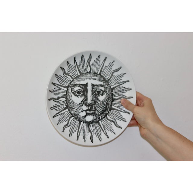 Mid-Century Modern Sun Plate by Stig Lindberg for Gustavsberg, 1970s For Sale - Image 3 of 8